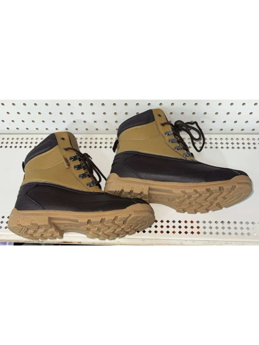 FILA Weathertech Extreme Mens Lace Up Lifestyle Boots Size 9 Tan Brown